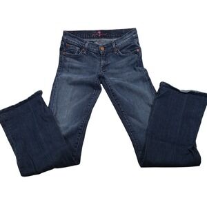 Seven for All Mankind Bootcut Jeans Dark Wash Size 28 Made in USA